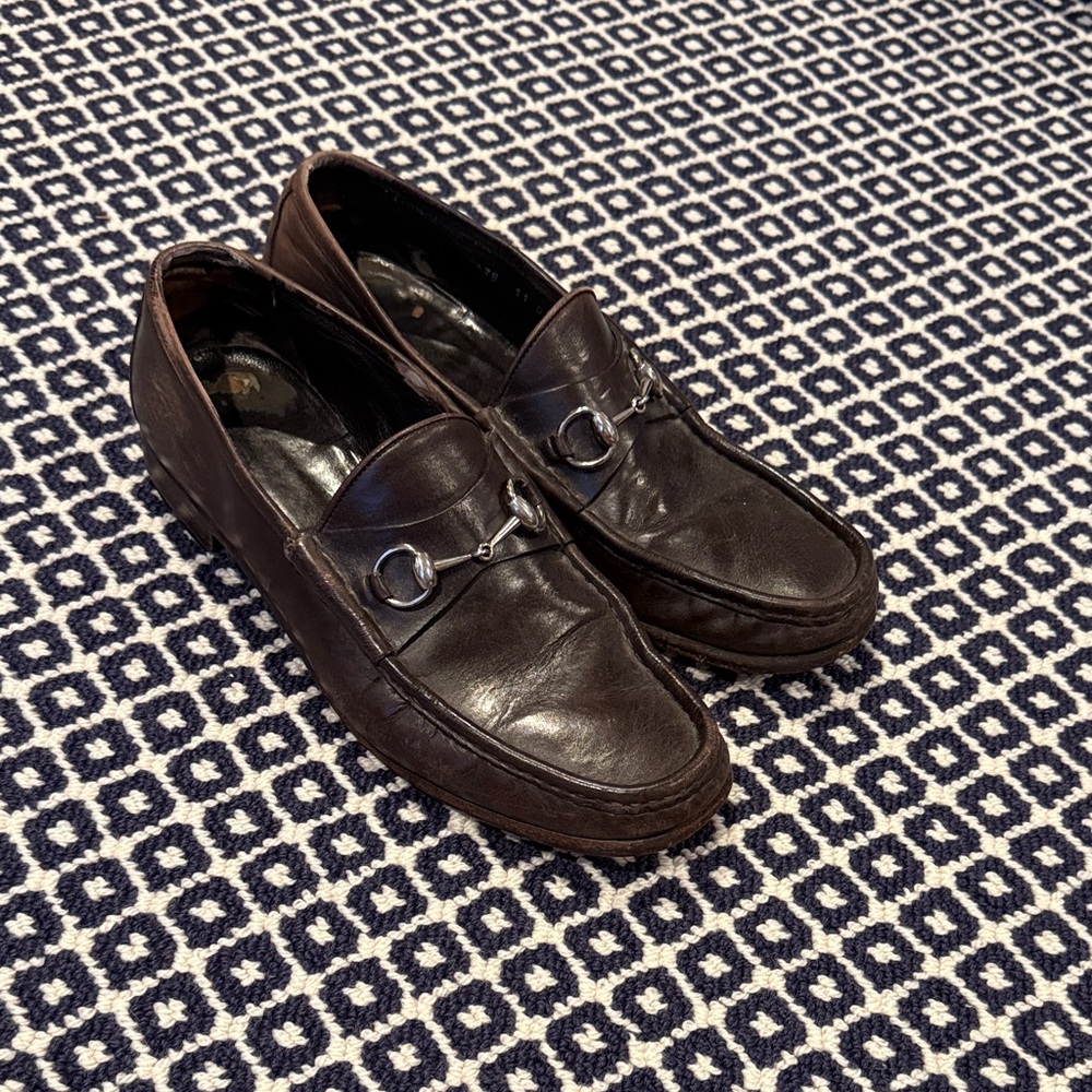 Gucci Men’s 1953 Horsebit Loafer Brown Size 11D